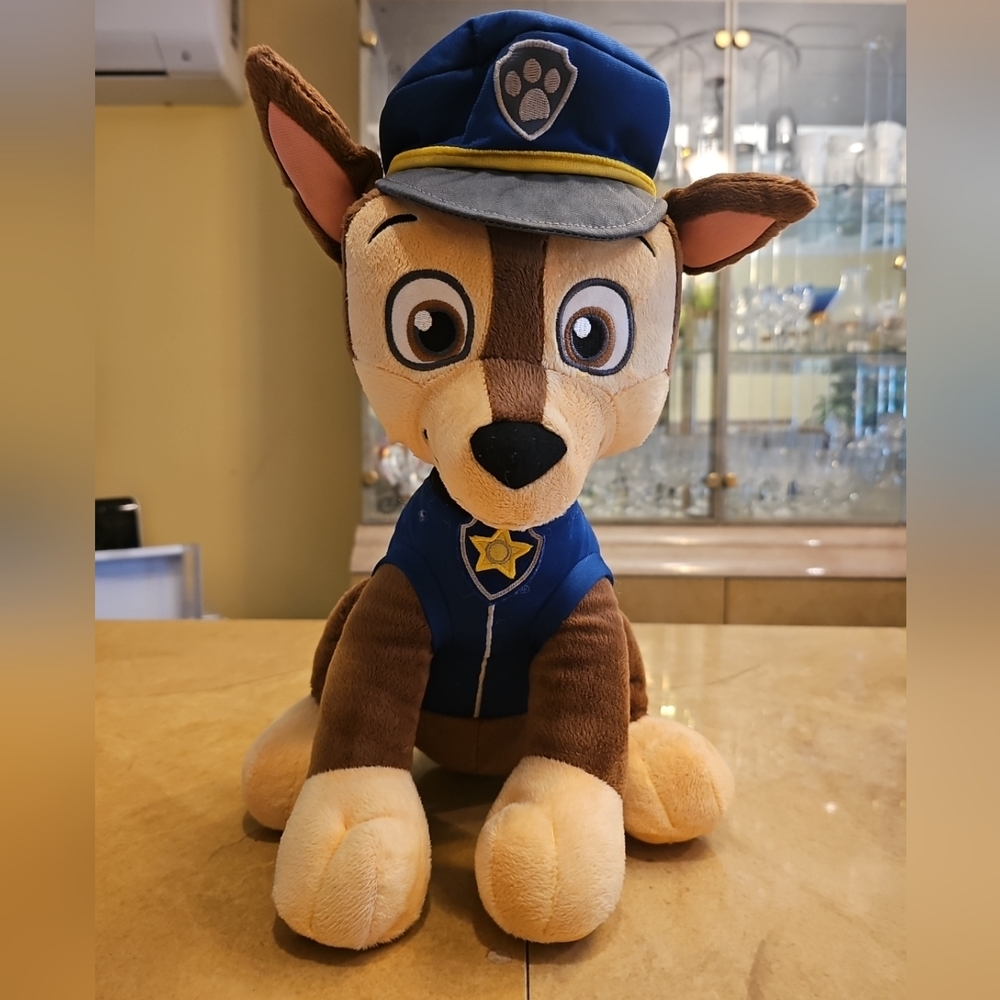 Nickelodeon‎ paw patrol chase the police dog stuffy 15" Tall  Plush Toy